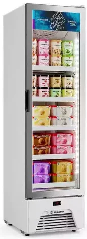 freezer vertical para sorvete